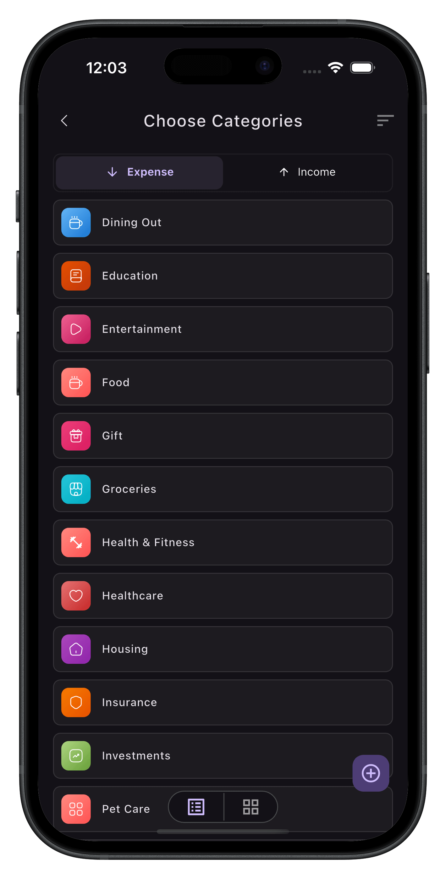Categories Management