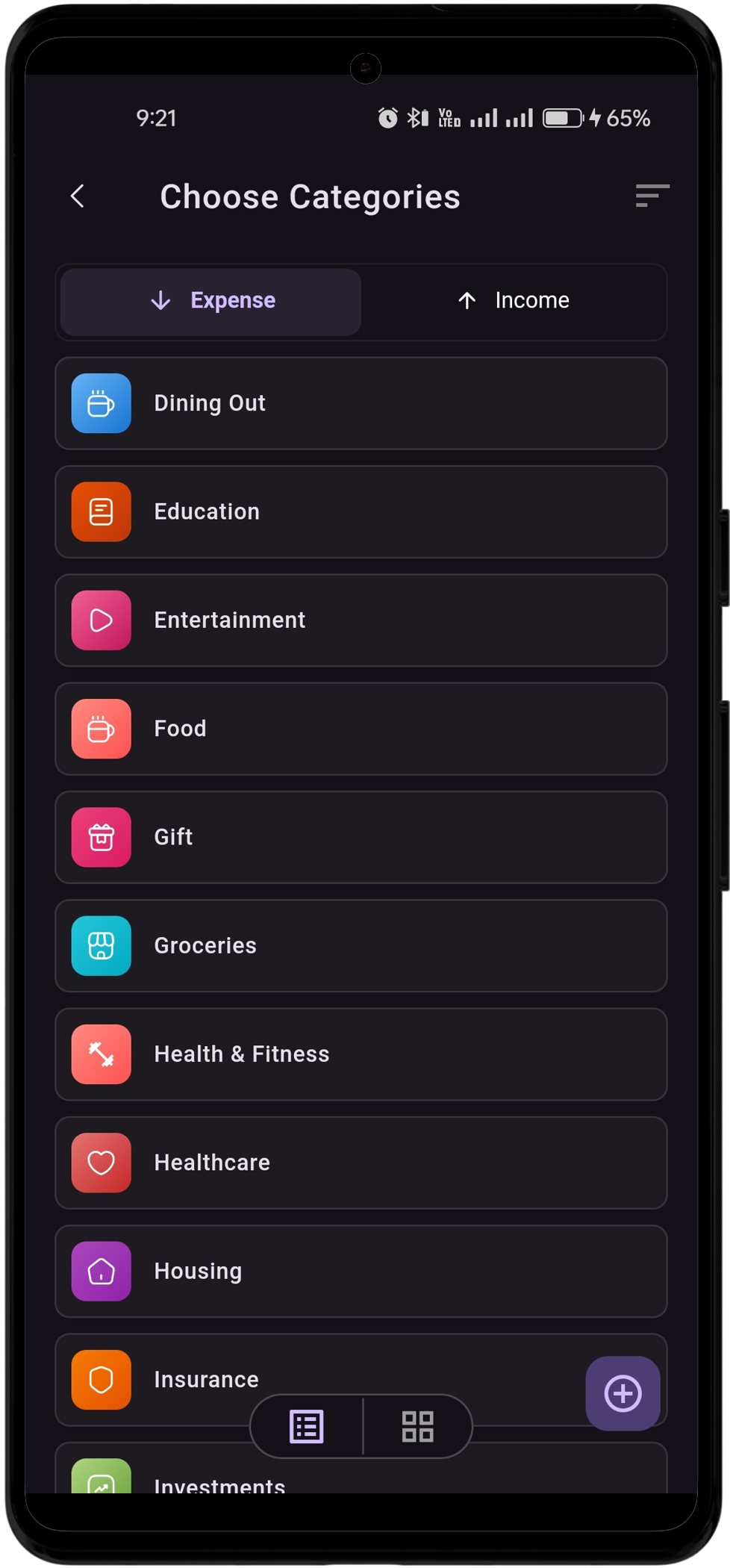 Categories Management